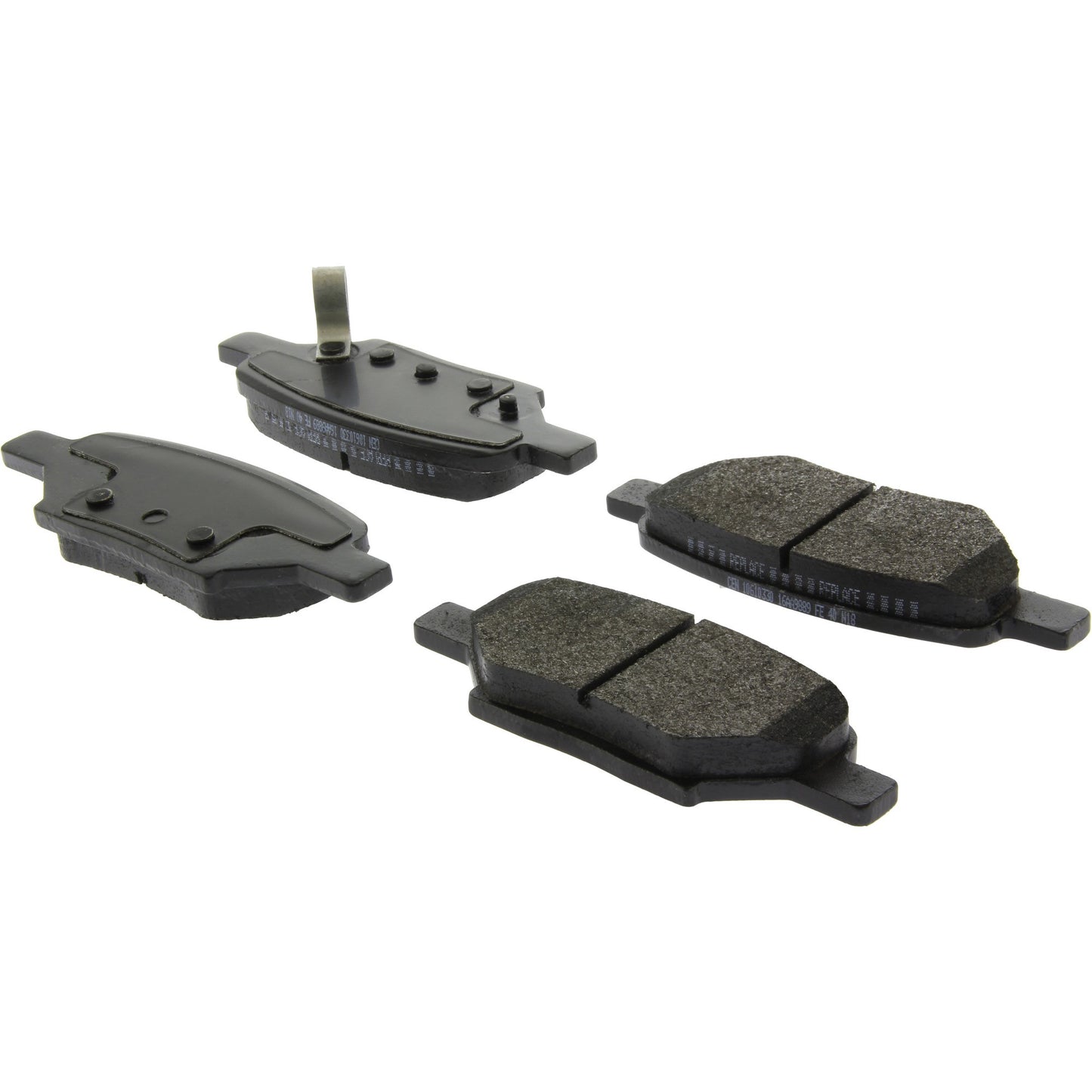 Centric Parts Disc Brake Pad Set Posi Quiet Extended Wear with Shims and Hardware for 2005-2012 Chevrolet Cobalt HHR Malibu Pontiac G4 G5 G6 Pursuit Saturn Aura Ion