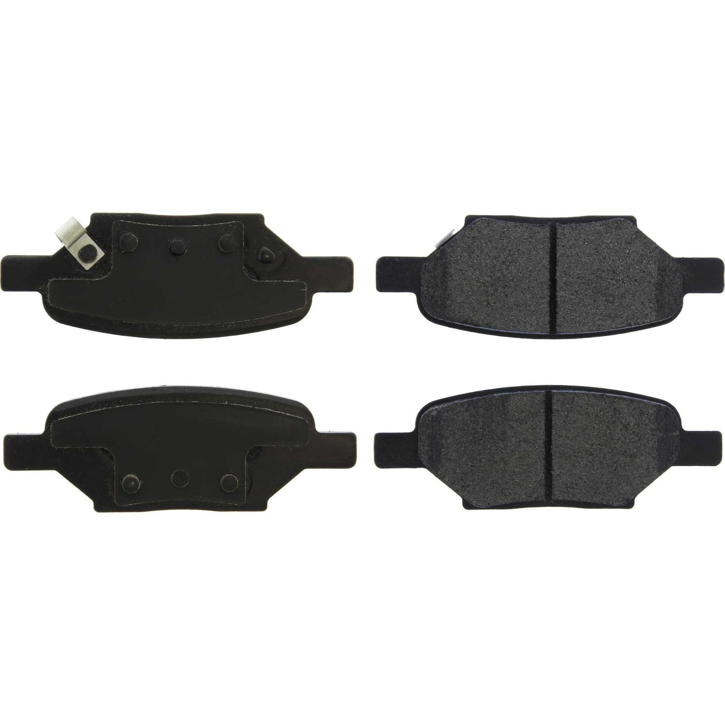 Centric Parts Disc Brake Pad Set Posi Quiet Extended Wear with Shims and Hardware for 2005-2012 Chevrolet Cobalt HHR Malibu Pontiac G4 G5 G6 Pursuit Saturn Aura Ion