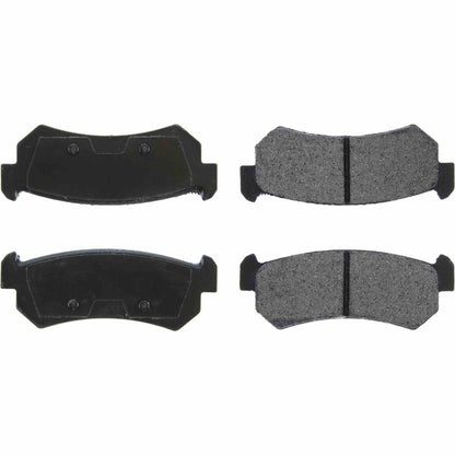 Centric Parts Disc Brake Pad Set Posi Quiet Extended Wear with Shims and Hardware for 2004-2007 Chevrolet Optra, 2004-2006 Suzuki Forenza, 2005-2006 Reno 106.10360
