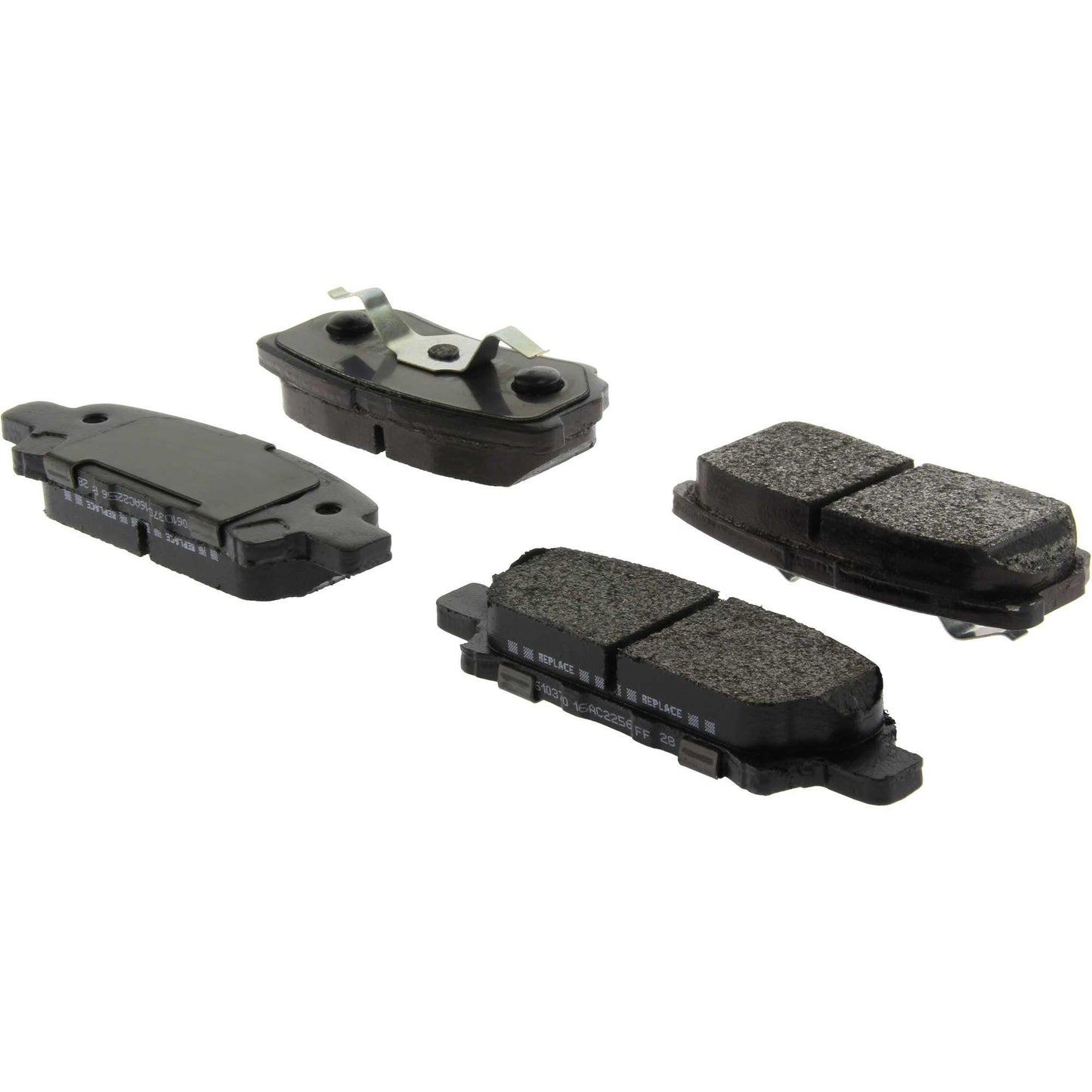 Centric Parts Disc Brake Pad Set Posi Quiet Extended Wear with Shims for 2007-2017 Chrysler 200 Sebring Dodge Avenger Caliber Jeep Compass Patriot Mitsubishi Lancer Outlander