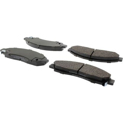 Centric Parts Disc Brake Pad Set Posi Quiet Extended Wear with Shims and Hardware for 2004-2008 Chevrolet Colorado GMC Canyon Isuzu i-280 i-290 i-350 i-370 106.10390