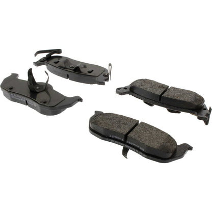Centric Parts Disc Brake Pad Set Posi Quiet Extended Wear with Shims and Hardware for 2010-2004 Infiniti QX56 106.10410