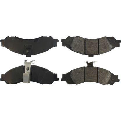 Centric Parts Disc Brake Pad Set Posi Quiet Extended Wear with Shims and Hardware for 2004 Pontiac GTO 106.10430