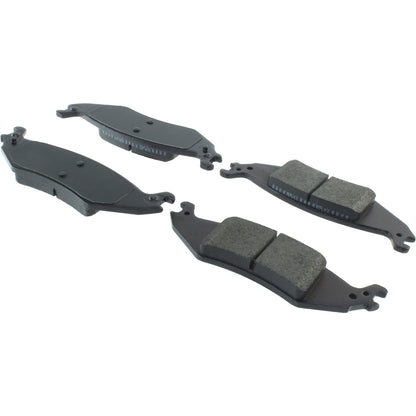Centric Parts Disc Brake Pad Set Posi Quiet Extended Wear with Shims and Hardware for 2004-2006 Ford E-150, 2005-2004 E-150 Club Wagon, 2006 Econoline 106.10460