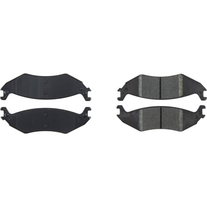 Centric Parts Disc Brake Pad Set Posi Quiet Extended Wear with Shims and Hardware for 2004-2006 Ford E-150, 2005-2004 E-150 Club Wagon, 2006 Econoline 106.10460