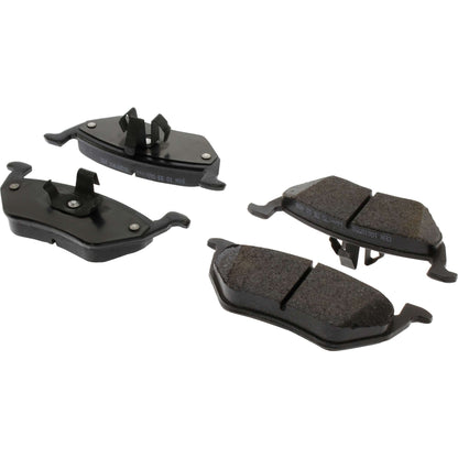 Centric Parts Disc Brake Pad Set Posi Quiet Extended Wear with Shims for 2005-2008 Ford Escape, Mazda Tribute, Mercury Mariner 106.10550