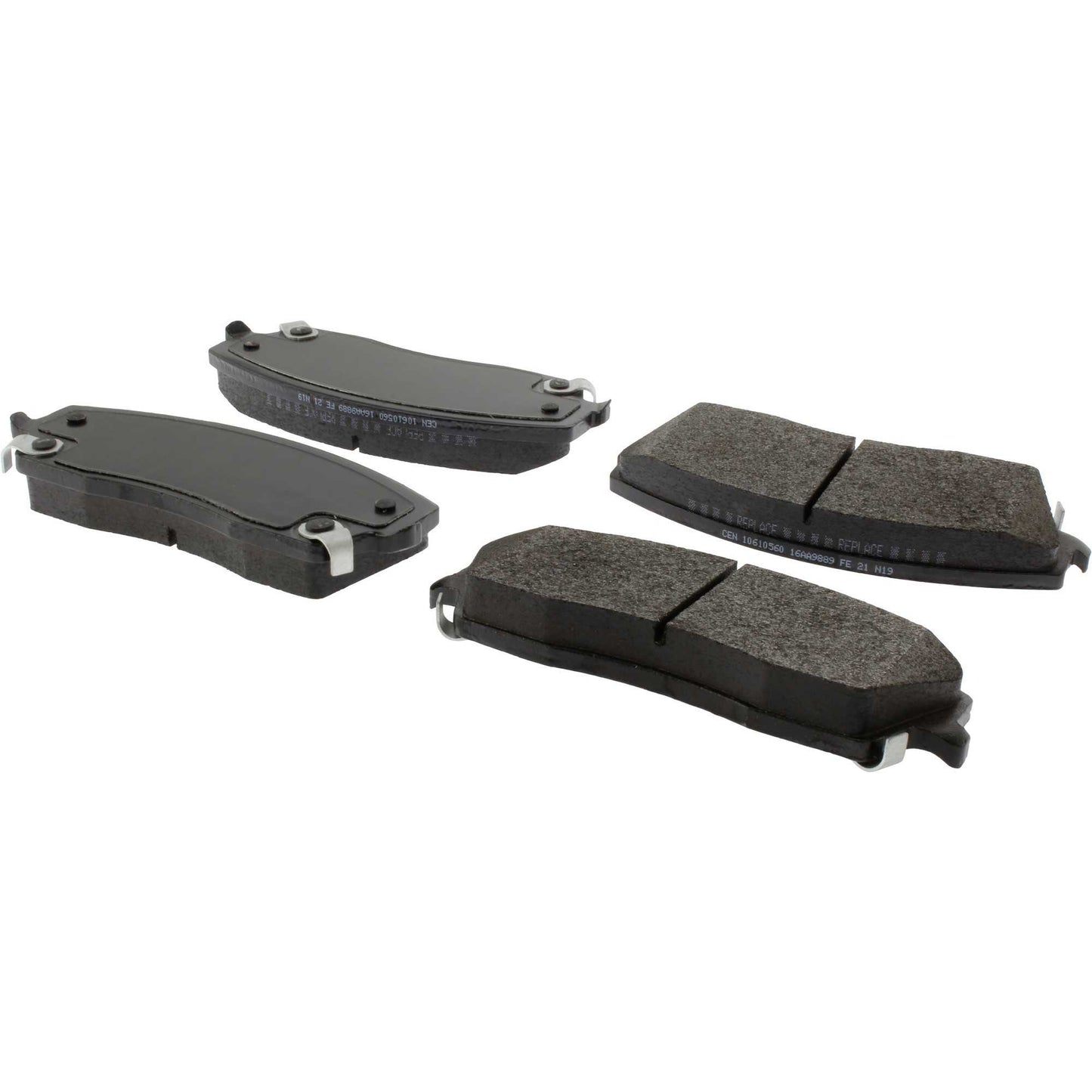 Centric Parts Disc Brake Pad Set Posi Quiet Extended Wear with Shims and Hardware for 2005-2021 Chrysler 300, Dodge Challenger, Charger, Magnum 106.10560