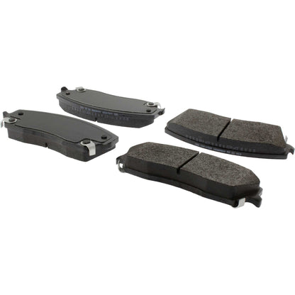 Centric Parts Disc Brake Pad Set Posi Quiet Extended Wear with Shims and Hardware for 2005-2021 Chrysler 300, Dodge Challenger, Charger, Magnum 106.10560