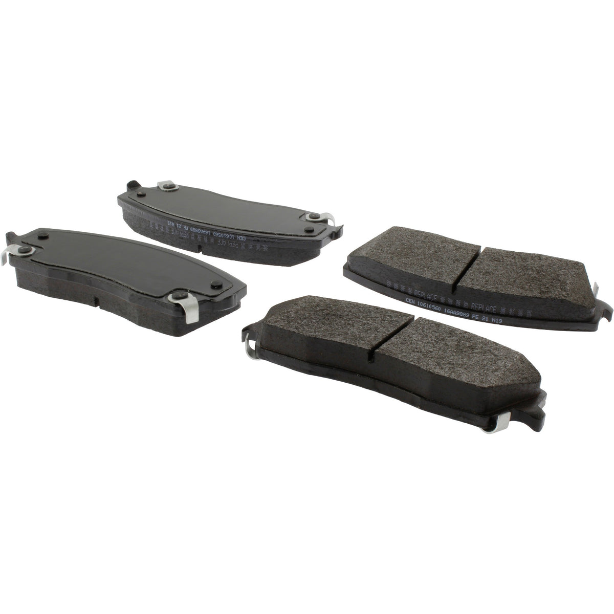 Centric Parts Disc Brake Pad Set Posi Quiet Extended Wear with Shims and Hardware for 2005-2021 Chrysler 300, Dodge Challenger, Charger, Magnum 106.10560