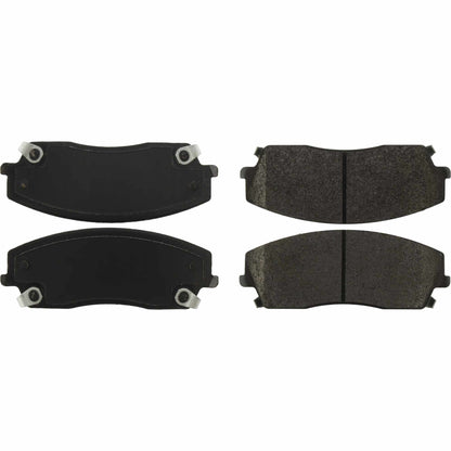 Centric Parts Disc Brake Pad Set Posi Quiet Extended Wear with Shims and Hardware for 2005-2021 Chrysler 300, Dodge Challenger, Charger, Magnum 106.10560