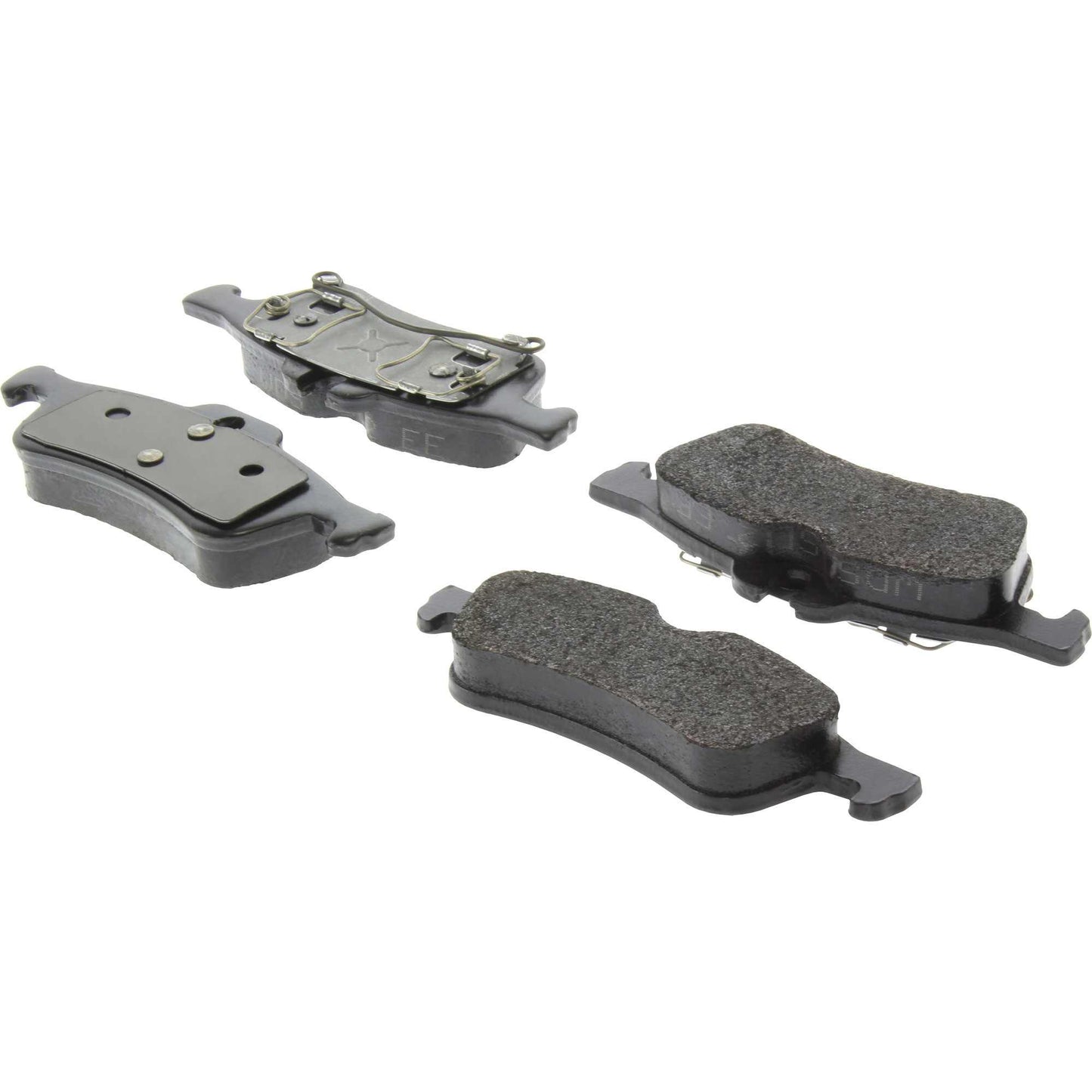 Centric Parts Disc Brake Pad Set Posi Quiet Extended Wear with Shims and Hardware for 2002-2008 Mini Cooper 106.10600