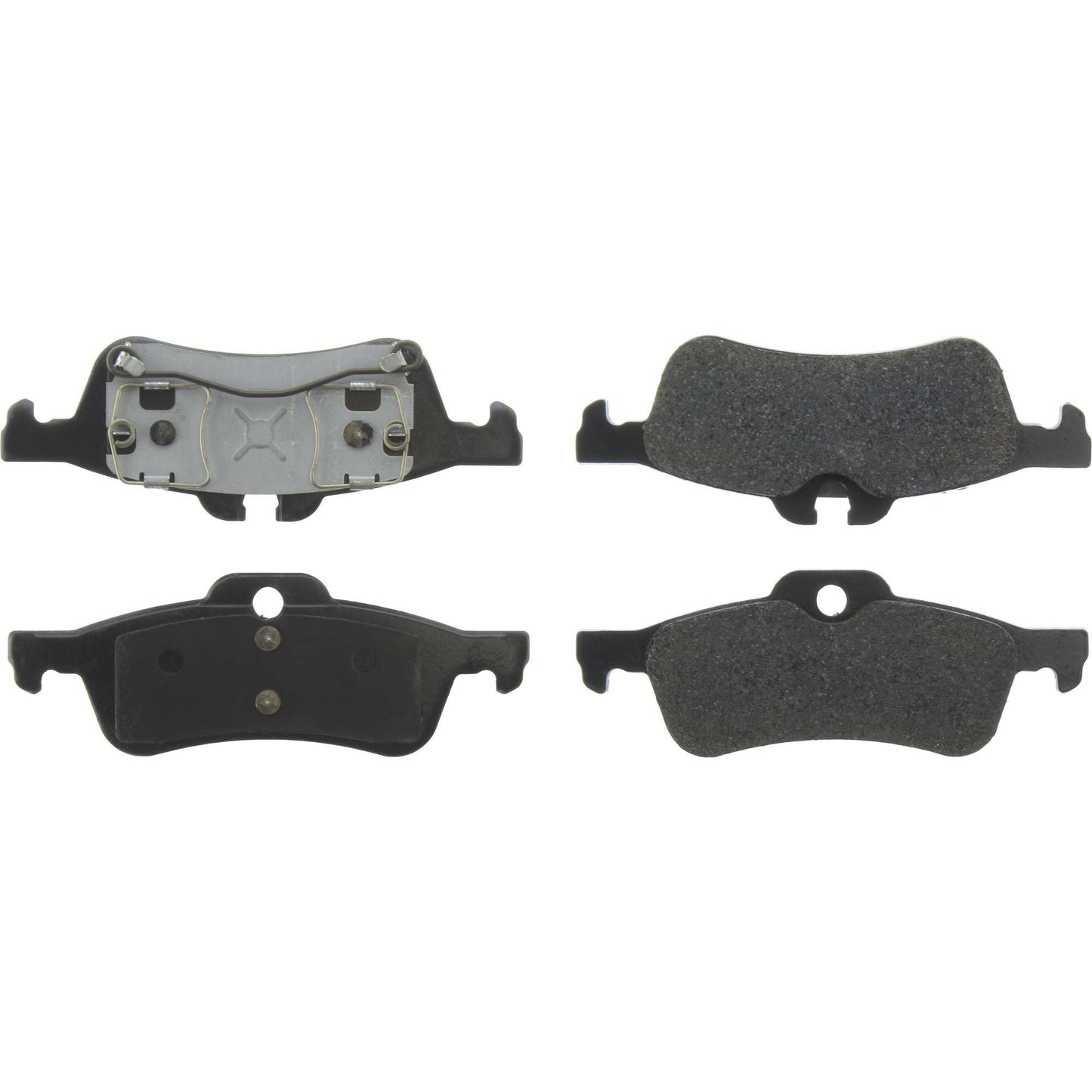 Centric Parts Disc Brake Pad Set Posi Quiet Extended Wear with Shims and Hardware for 2002-2008 Mini Cooper 106.10600