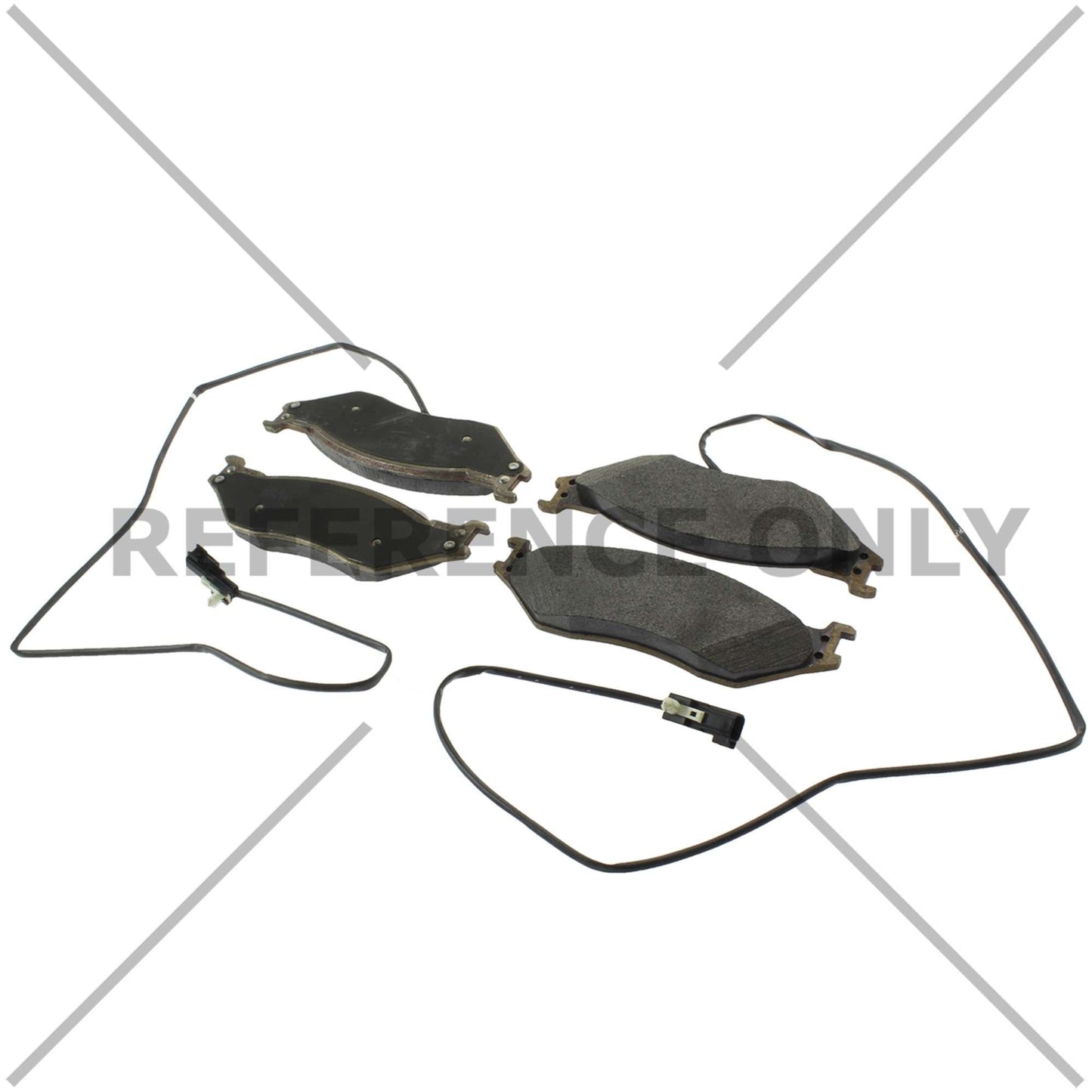 Centric Parts Disc Brake Pad Set Posi Quiet Extended Wear with Shims and Hardware for 2022-2018 Ford F53/F59 Fortis Southwind 106.10661