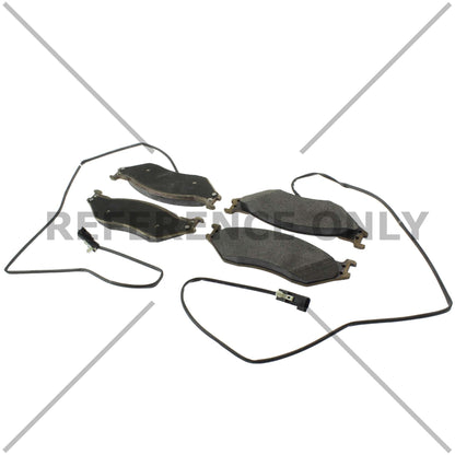 Centric Parts Disc Brake Pad Set Posi Quiet Extended Wear with Shims and Hardware for 2022-2018 Ford F53/F59 Fortis Southwind 106.10661