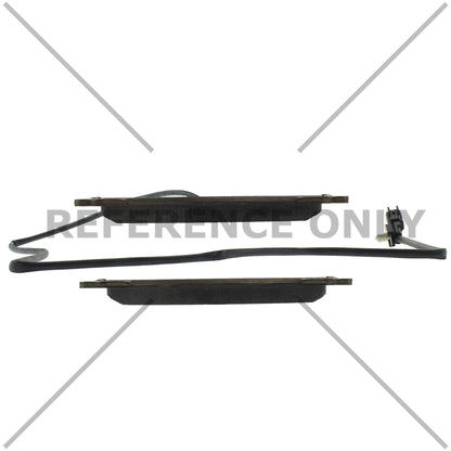 Centric Parts Disc Brake Pad Set Posi Quiet Extended Wear with Shims and Hardware for 2022-2018 Ford F53/F59 Fortis Southwind 106.10661