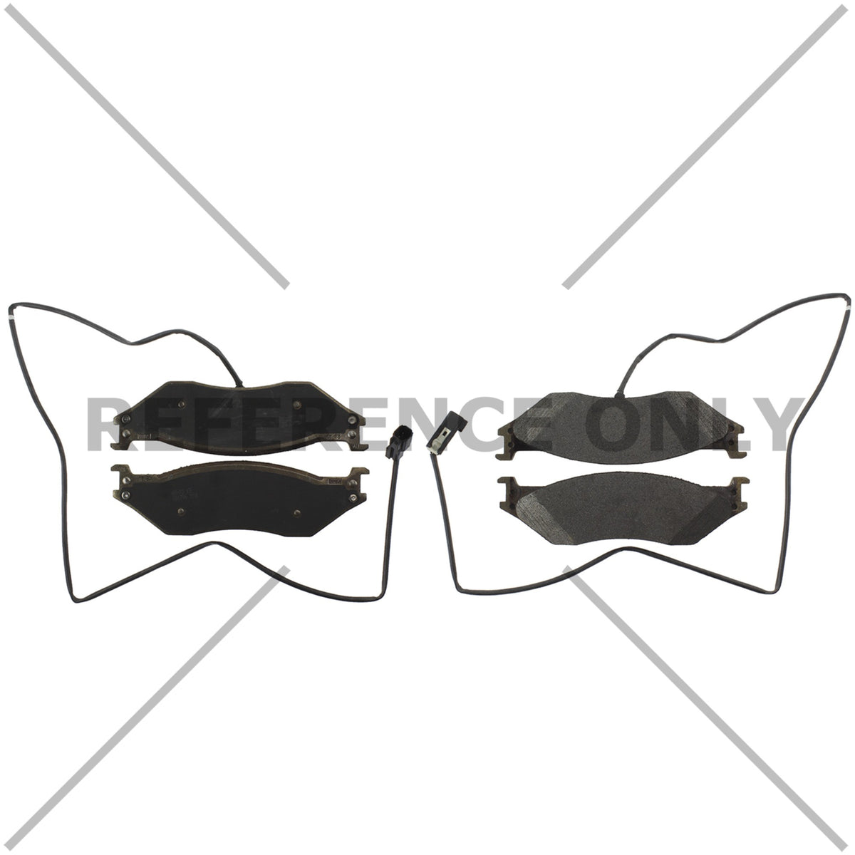 Centric Parts Disc Brake Pad Set Posi Quiet Extended Wear with Shims and Hardware for 2022-2018 Ford F53/F59 Fortis Southwind 106.10661