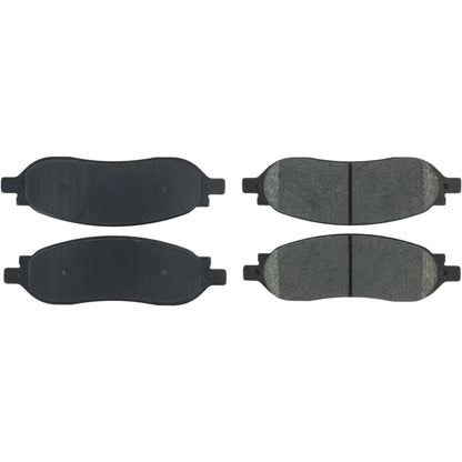 Centric Parts Disc Brake Pad Set Posi Quiet Extended Wear with Shims and Hardware for 2005-2008 Ford F-250 Super Duty 2007-2005 Ford F-350 Super Duty 106.10680
