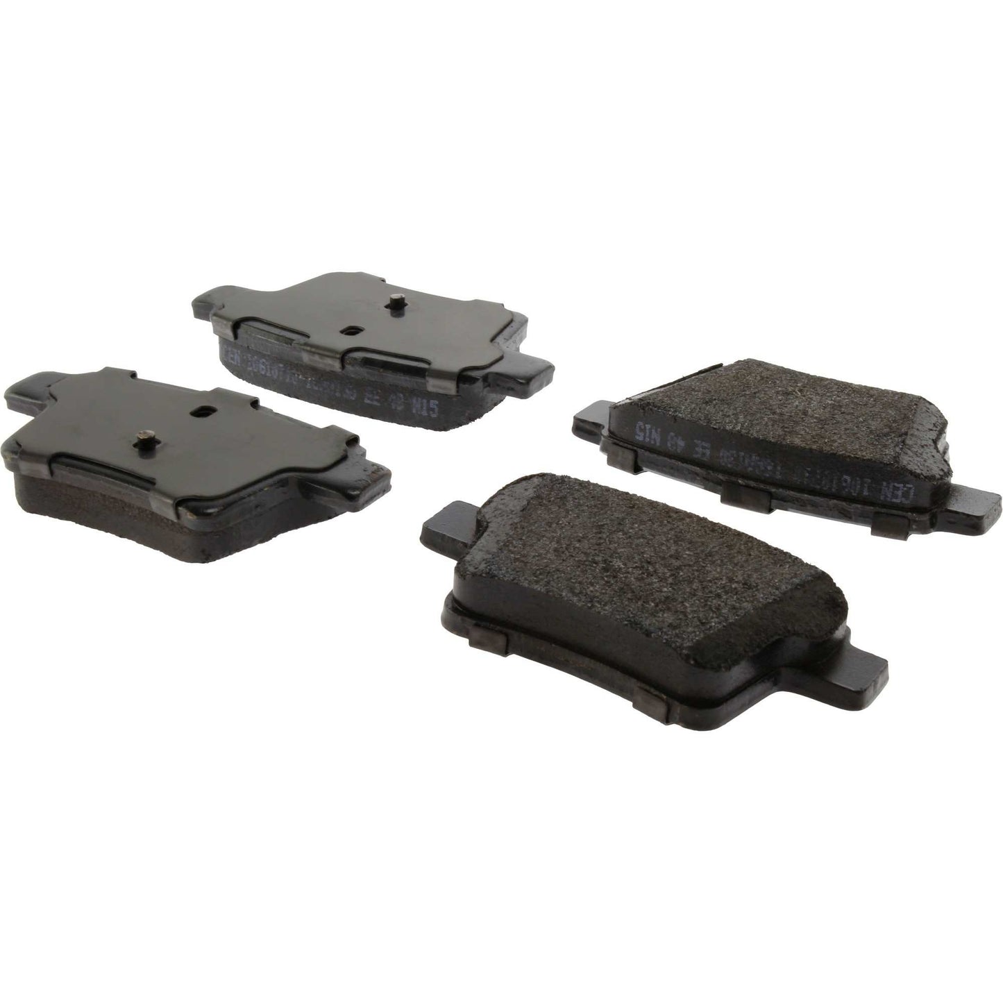 Centric Parts Disc Brake Pad Set Posi Quiet Extended Wear with Shims and Hardware for 2005-2009 Ford Five Hundred, Freestyle, Mondeo