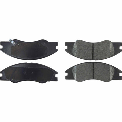 Centric Parts Disc Brake Pad Set Posi Quiet Extended Wear with Shims and Hardware for 2004-2009 Kia Spectra Spectra5 106.10740