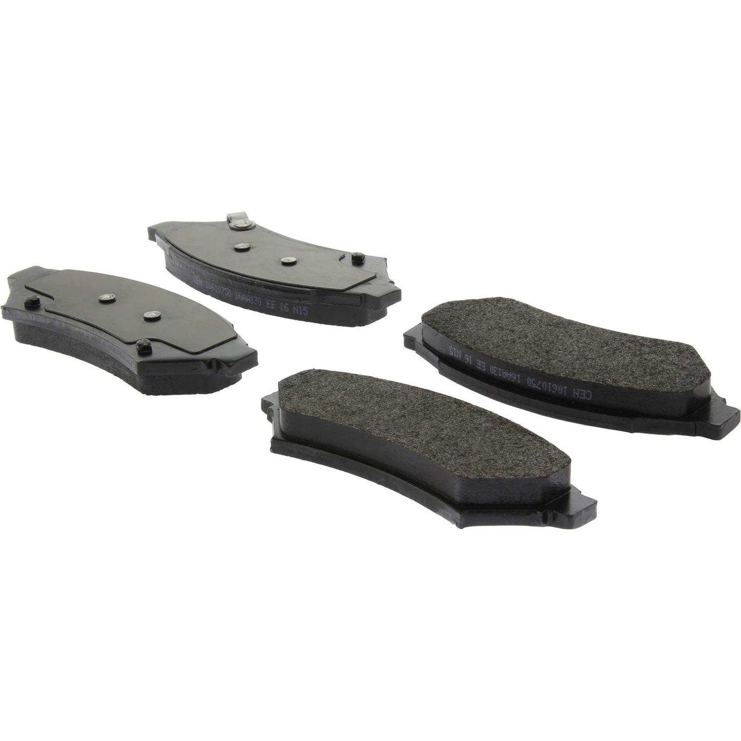 Centric Parts Disc Brake Pad Set Posi Quiet Extended Wear with Shims and Hardware for 2005-2009 Buick Allure 106.10750