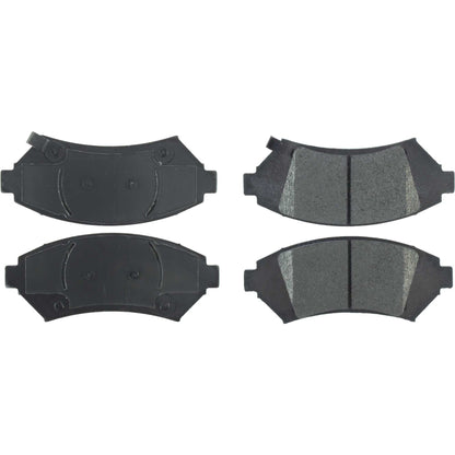 Centric Parts Disc Brake Pad Set Posi Quiet Extended Wear with Shims and Hardware for 2005 Buick LeSabre Cadillac DeVille Chevrolet Impala Monte Carlo Pontiac Bonneville 106.10760
