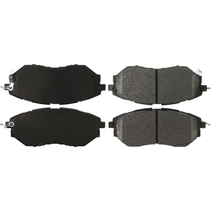 Centric Parts Disc Brake Pad Set Posi Quiet Extended Wear with Shims and Hardware for 2006-2021 Subaru Forester, Legacy, Outback, Tribeca, WRX 106.10780