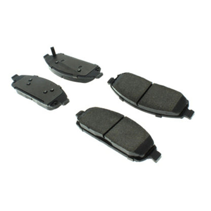 Centric Parts Disc Brake Pad Set Posi Quiet Extended Wear with Shims and Hardware for 2006-2010 Jeep Commander 2005-2010 Grand Cherokee 106.10800