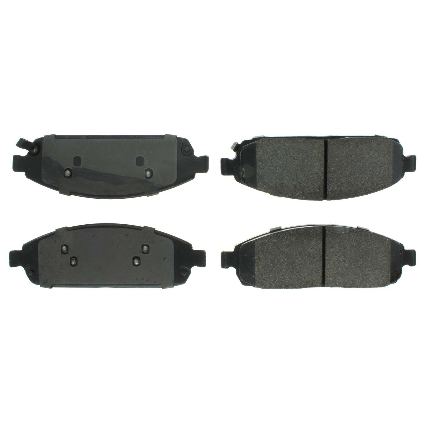Centric Parts Disc Brake Pad Set Posi Quiet Extended Wear with Shims and Hardware for 2006-2010 Jeep Commander 2005-2010 Grand Cherokee 106.10800