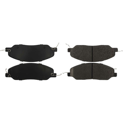 Centric Parts Disc Brake Pad Set Posi Quiet Extended Wear with Shims and Hardware for 2005-2010 Ford Mustang 106.10810