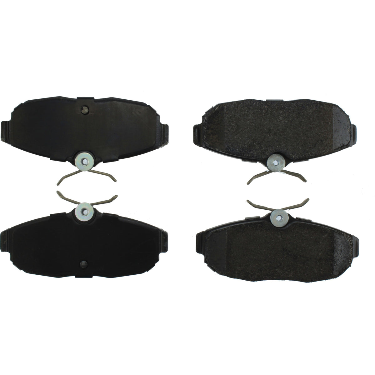 Centric Parts Disc Brake Pad Set Posi Quiet Extended Wear with Shims and Hardware for 2005-2011 Ford Mustang 106.10820