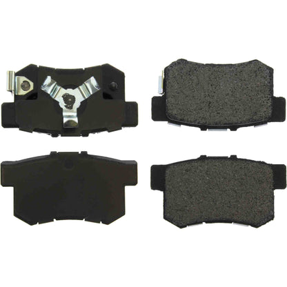Centric Parts Disc Brake Pad Set Posi Quiet Extended Wear with Shims and Hardware for 2010-2018 Acura RDX 106.10860