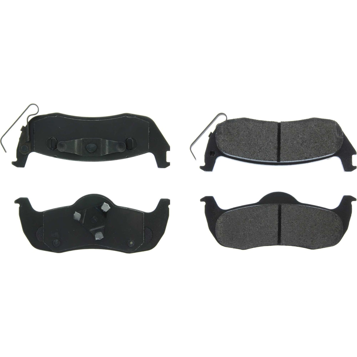 Centric Parts Disc Brake Pad Set Posi Quiet Extended Wear with Shims and Hardware for 2006-2010 Jeep Commander 2005-2010 Grand Cherokee 106.10870