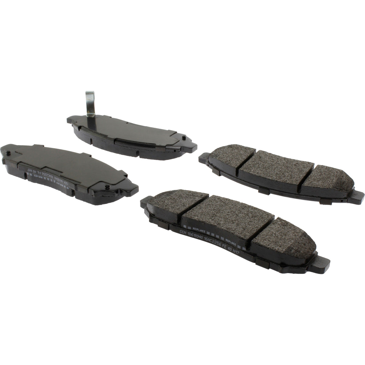 Centric Parts Disc Brake Pad Set Posi Quiet Extended Wear with Shims and Hardware for 2018-2015 Chevrolet City Express, 2023-2005 Nissan Frontier, 2013-2011 Leaf
