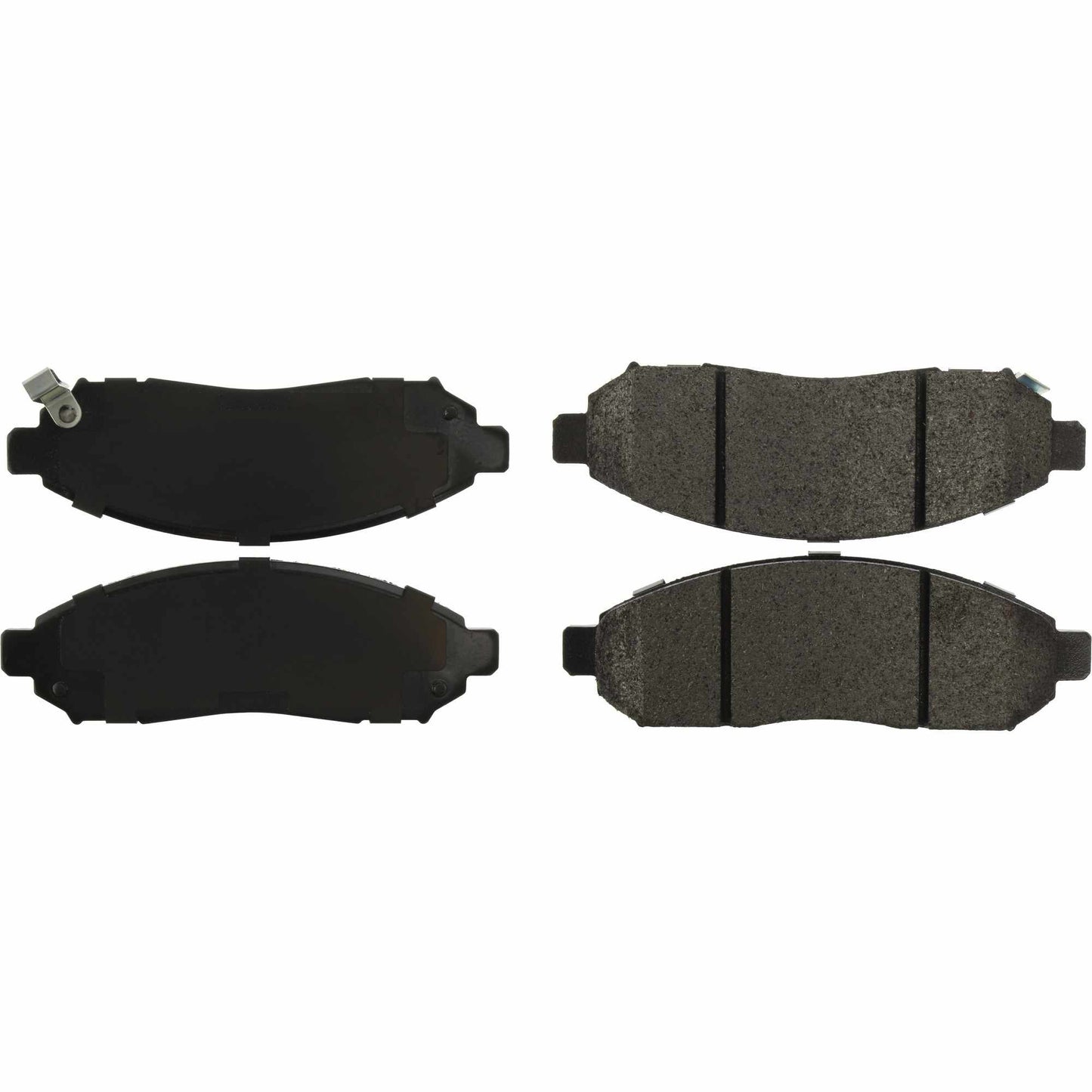 Centric Parts Disc Brake Pad Set Posi Quiet Extended Wear with Shims and Hardware for 2018-2015 Chevrolet City Express, 2023-2005 Nissan Frontier, 2013-2011 Leaf
