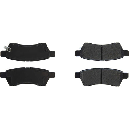 Centric Parts Disc Brake Pad Set Posi Quiet Extended Wear with Shims and Hardware for 2005-2019 Nissan Frontier, 2005-2015 Xterra, 2009-2012 Suzuki Equator 106.11000
