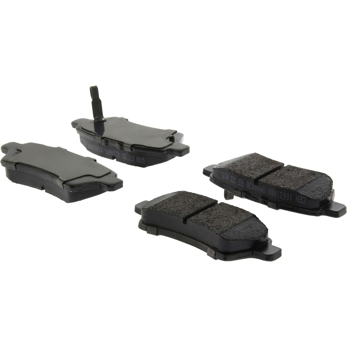 Centric Parts Disc Brake Pad Set Posi Quiet Extended Wear with Shims and Hardware for 2004-2012 Nissan Pathfinder 106.11010