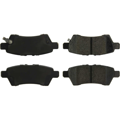 Centric Parts Disc Brake Pad Set Posi Quiet Extended Wear with Shims and Hardware for 2004-2012 Nissan Pathfinder 106.11010