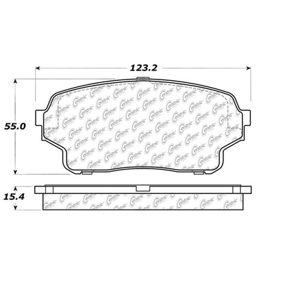 Centric Parts Disc Brake Pad Set