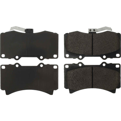 Centric Parts Disc Brake Pad Set Posi Quiet Extended Wear with Shims and Hardware for 2006-2010 H3, 2009-2010 H3T 106.11190