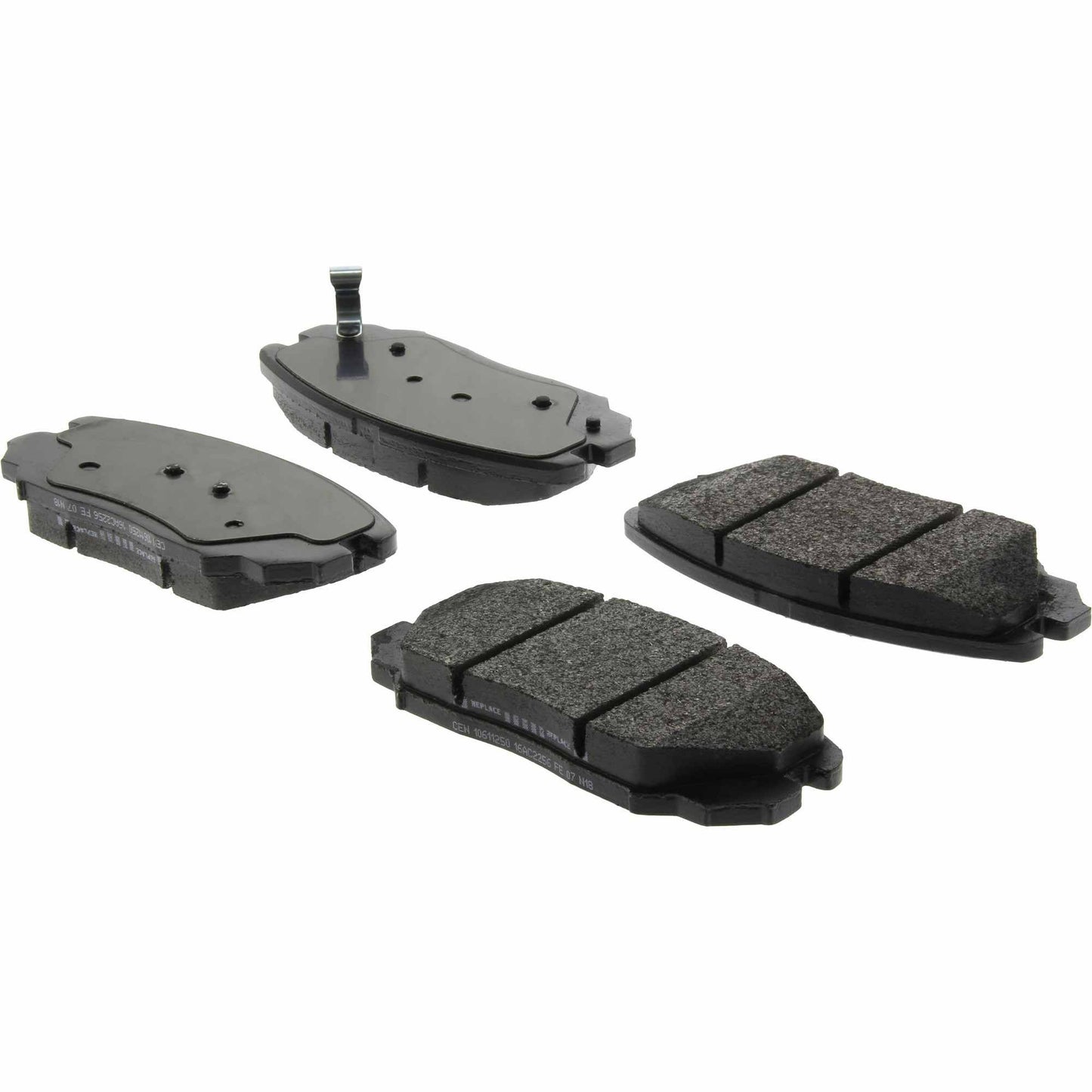 Centric Parts Disc Brake Pad Set with Posi Quiet Extended Wear for 2006-2011 Hyundai Azera, 2005-2009 Sonata, 2007-2009 Kia Amanti 106.11250