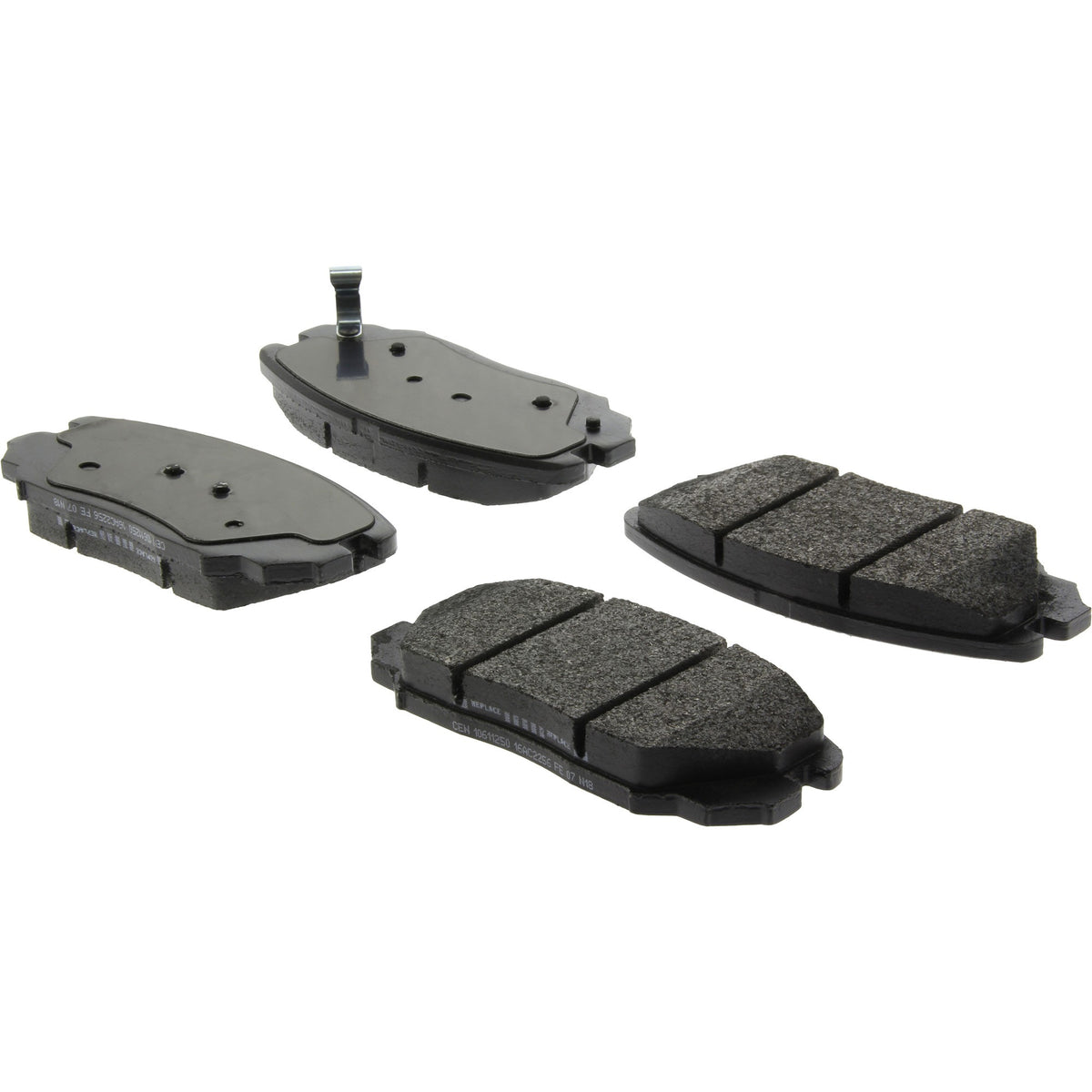 Centric Parts Disc Brake Pad Set with Posi Quiet Extended Wear for 2006-2011 Hyundai Azera, 2005-2009 Sonata, 2007-2009 Kia Amanti 106.11250