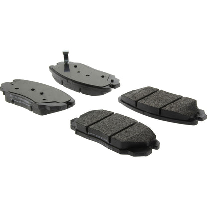 Centric Parts Disc Brake Pad Set with Posi Quiet Extended Wear for 2006-2011 Hyundai Azera, 2005-2009 Sonata, 2007-2009 Kia Amanti 106.11250