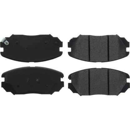 Centric Parts Disc Brake Pad Set with Posi Quiet Extended Wear for 2006-2011 Hyundai Azera, 2005-2009 Sonata, 2007-2009 Kia Amanti 106.11250