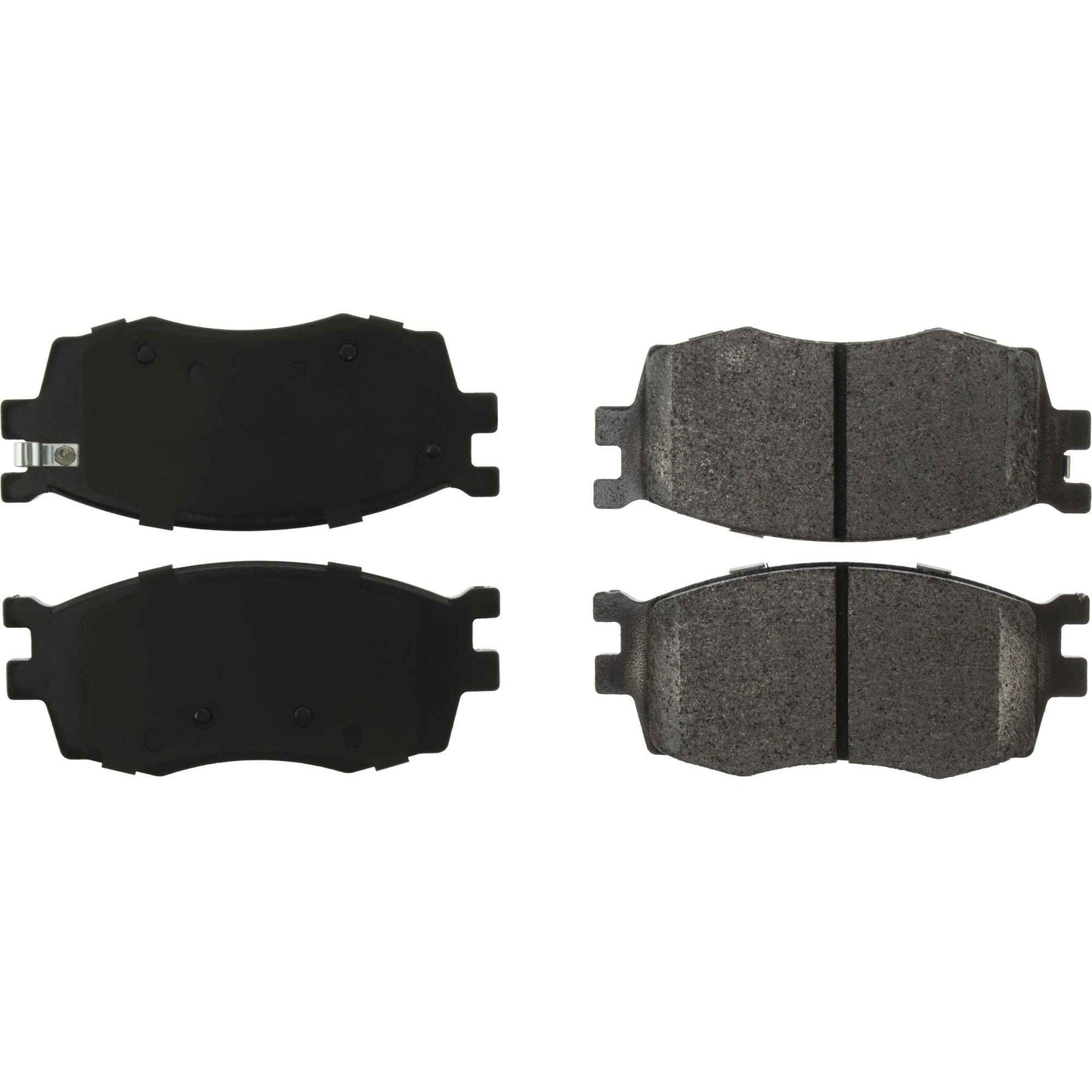 Centric Parts Disc Brake Pad Set Posi Quiet Extended Wear with Shims and Hardware for 2012-2006 Dodge Attitude 2011-2006 Hyundai Accent 2011-2006 Kia Rio 2011-2006 Rio5 106.11560