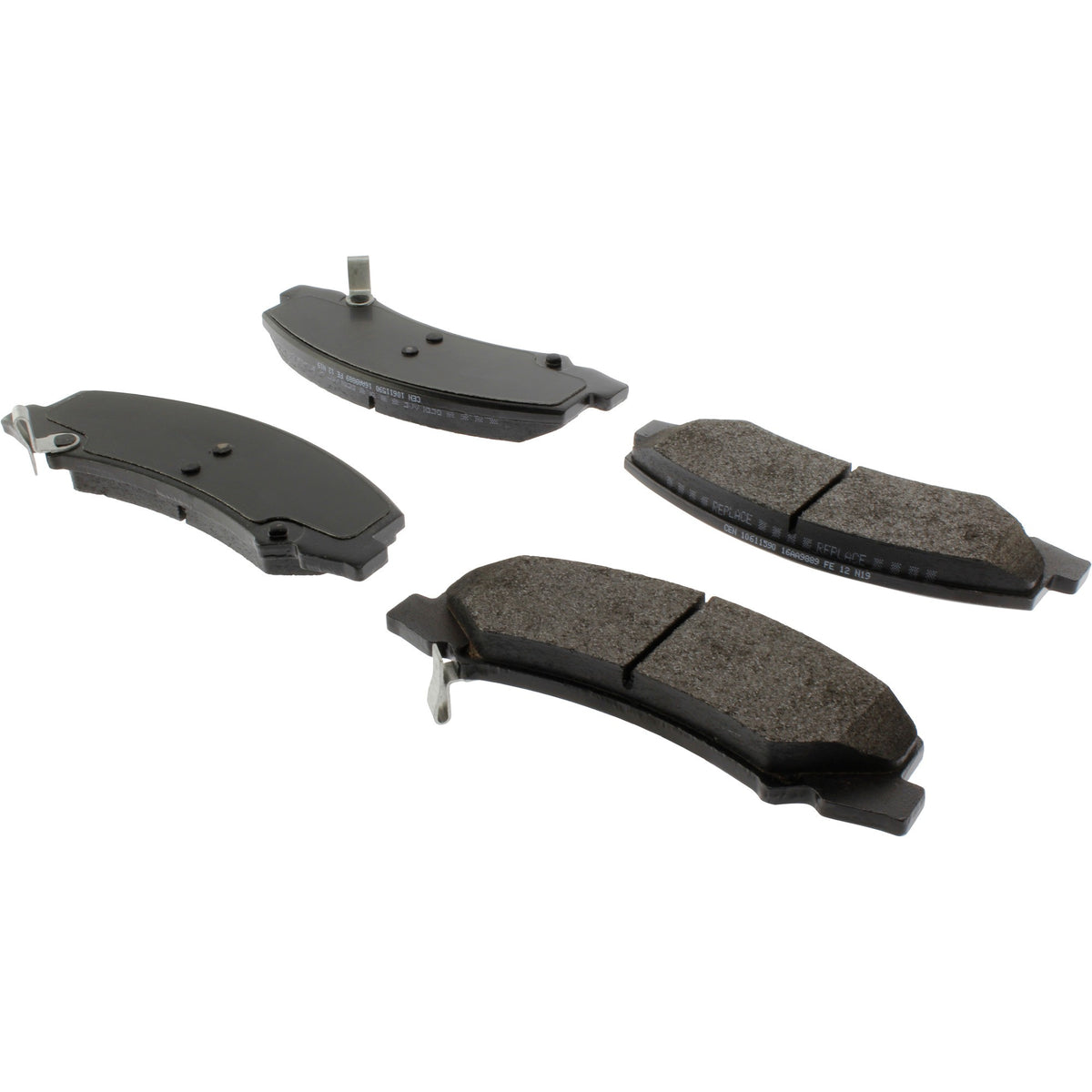 Centric Parts Disc Brake Pad Set Posi Quiet Extended Wear with Shims and Hardware for 2008-2013 Buick Allure LaCrosse Lucerne Cadillac DTS Chevrolet Impala Monte Carlo 106.11590