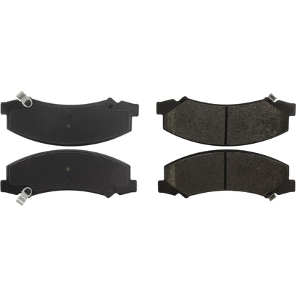 Centric Parts Disc Brake Pad Set Posi Quiet Extended Wear with Shims and Hardware for 2008-2013 Buick Allure LaCrosse Lucerne Cadillac DTS Chevrolet Impala Monte Carlo 106.11590