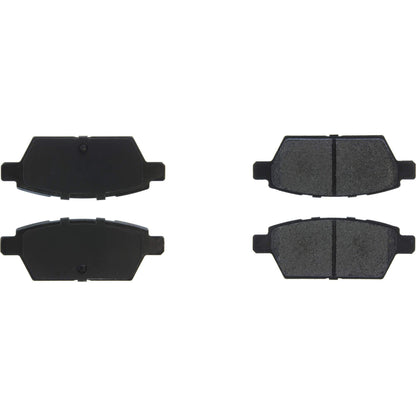 Centric Parts Disc Brake Pad Set Posi Quiet Extended Wear with Shims and Hardware for 2006-2012 Ford Fusion, Lincoln MKZ, Mazda 6, Mercury Milan, Zephyr 106.11610
