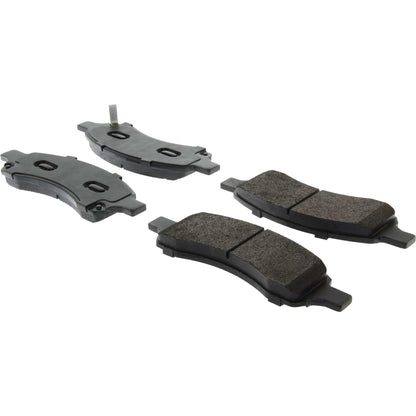 Centric Parts Disc Brake Pad Set Posi Quiet Extended Wear with Shims and Hardware for 2008-2017 Buick Enclave, 2009-2017 Chevrolet Traverse, 2007-2017 GMC Acadia