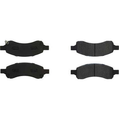 Centric Parts Disc Brake Pad Set Posi Quiet Extended Wear with Shims and Hardware for 2008-2017 Buick Enclave, 2009-2017 Chevrolet Traverse, 2007-2017 GMC Acadia