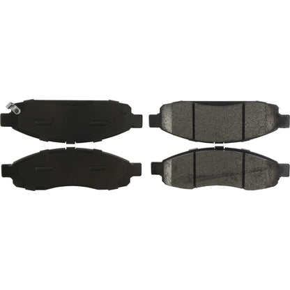 Centric Parts Disc Brake Pad Set Posi Quiet Extended Wear with Shims and Hardware for 2004-2006 Infiniti QX56, 2004-2005 Nissan Armada, 2004 Pathfinder Armada, 2004-2007 Titan 106.11830